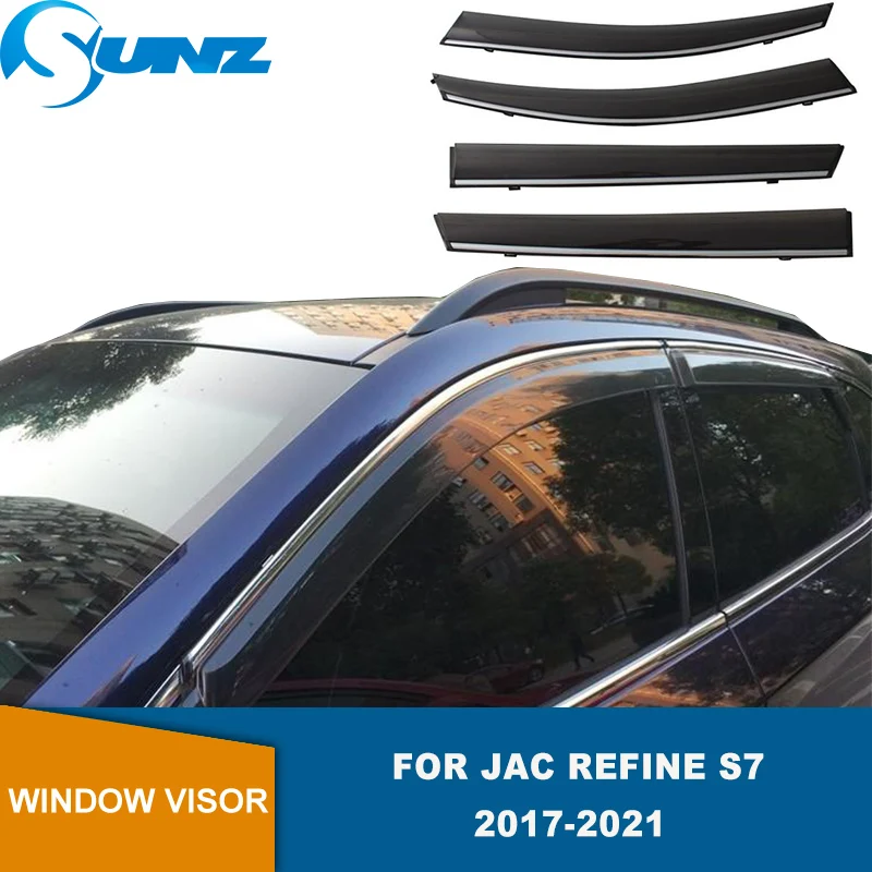 Side Window Deflector For JAC Refine S7 2017 2018 2019 2020 2021 4pcs Chrome Trim Window Visors Weathershields SUNZ
Side Window Deflector For JAC Refine S7 2017 2018 2019 2020 2021 4pcs Chrome Trim Window Visors Weathershields SUNZ