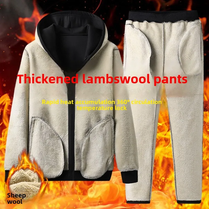 Winter Tech Fleece Men Set Fashion Brand Tracksuit Lined Thick Male Warm Outerwear Hooded Sweatshirt Pants Sportswear 2Pcs Sets
Winter Tech Fleece Men Set Fashion Brand Tracksuit Lined Thick Male Warm Outerwear Hooded Sweatshirt Pants Sportswear 2Pcs Sets
