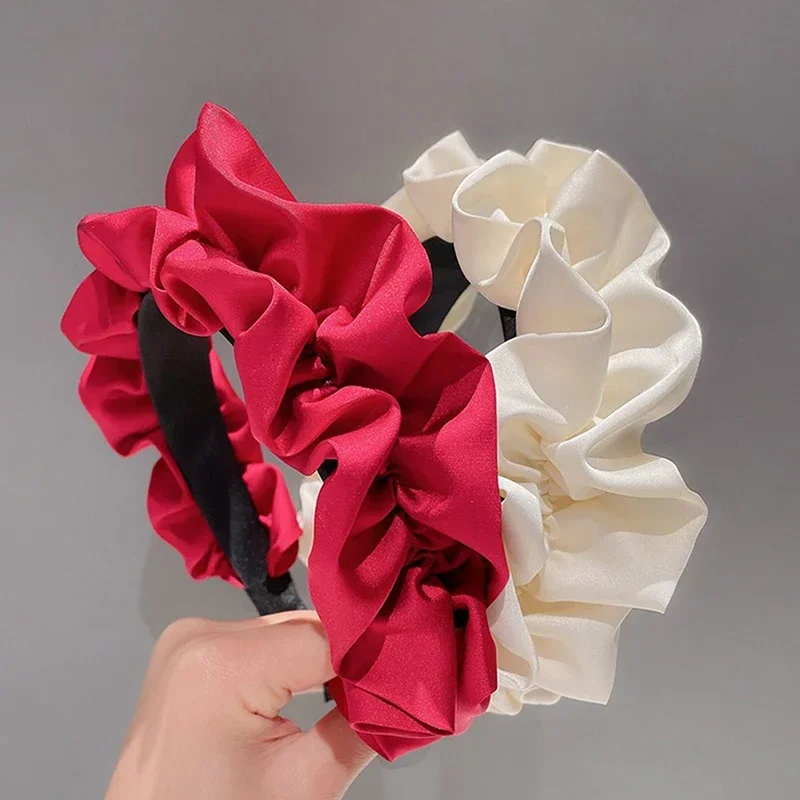Girls Solid Color Satin Hairbands for Women Flower Hair Bands Headdress Headband Hair Hoop Female Hair Accessories Headwear
Girls Solid Color Satin Hairbands for Women Flower Hair Bands Headdress Headband Hair Hoop Female Hair Accessories Headwear