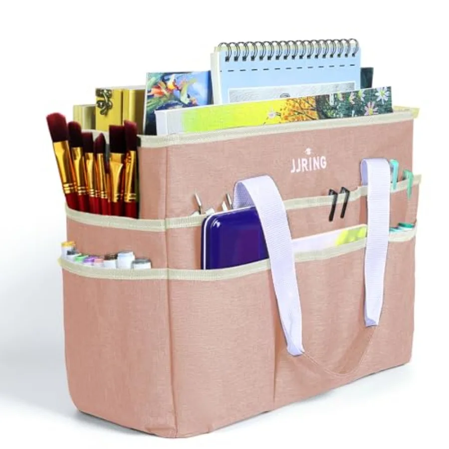 Craft Organizer Tote Bag Art Storage Caddy with Multiple Pockets Sewing Bag for Art Craft Scrapbooking School Medical and Offic
Craft Organizer Tote Bag Art Storage Caddy with Multiple Pockets Sewing Bag for Art Craft Scrapbooking School Medical and Offic