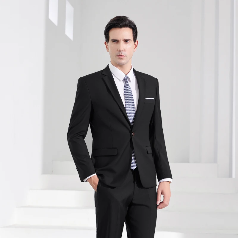 Men’s Slim-Fit Suit Single Jacket, Casual Business Black Formal Wedding Groomsmen Suit, High-End Sensory Fashion Urban Style
Men’s Slim-Fit Suit Single Jacket, Casual Business Black Formal Wedding Groomsmen Suit, High-End Sensory Fashion Urban Style