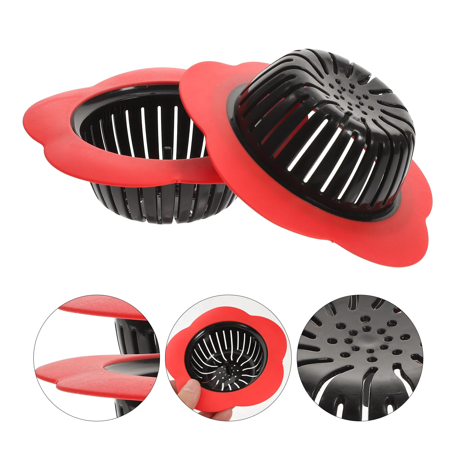 Набор из 4 высококачественных фильтров-сеток для кухонной раковины, для домашнего использования, с широким ободом, для предотвращения попадания волос и остатков овощей
Набор из 4 высококачественных фильтров-сеток для кухонной раковины, для домашнего использования, с широким ободом, для предотвращения попадания волос и остатков овощей
