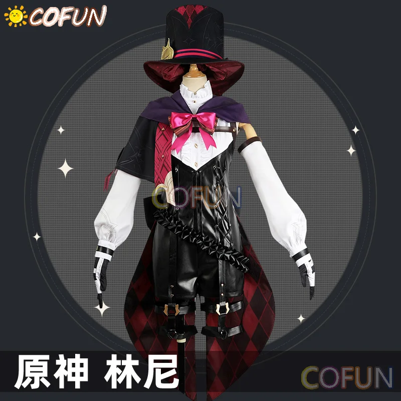 COFUN Game Genshin Impact Fontaine Lyney Cosplay Costume Hotel Bouffes Dete Halloween Outfits Women Animation Costume
COFUN Game Genshin Impact Fontaine Lyney Cosplay Costume Hotel Bouffes Dete Halloween Outfits Women Animation Costume