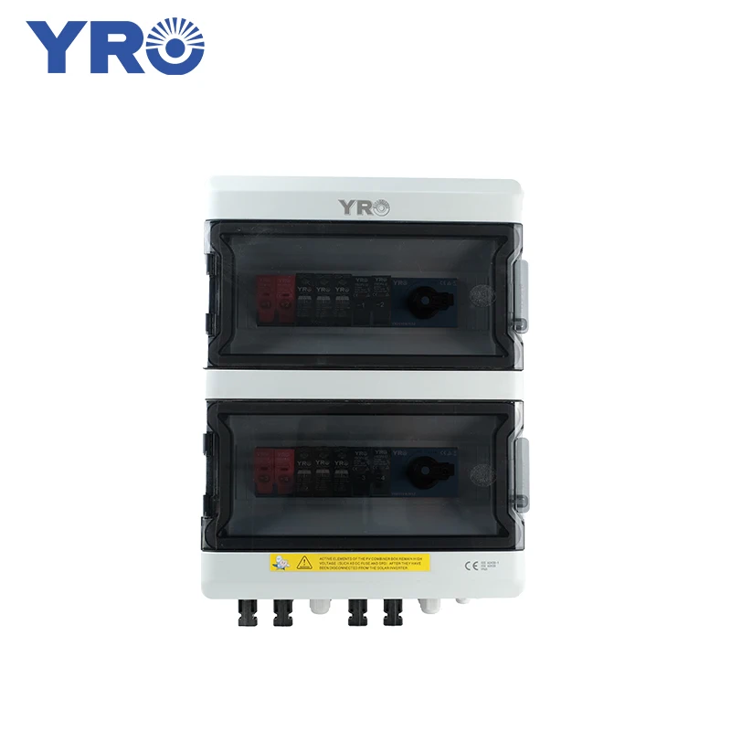 YRO 4 в 2 выхода 1000 В PV Combiner Box Солнечная система Открытая солнечная энергия 4 струны IP65 Водонепроницаемая электрическая коробка Caja De Combiner
YRO 4 в 2 выхода 1000 В PV Combiner Box Солнечная система Открытая солнечная энергия 4 струны IP65 Водонепроницаемая электрическая коробка Caja De Combiner
