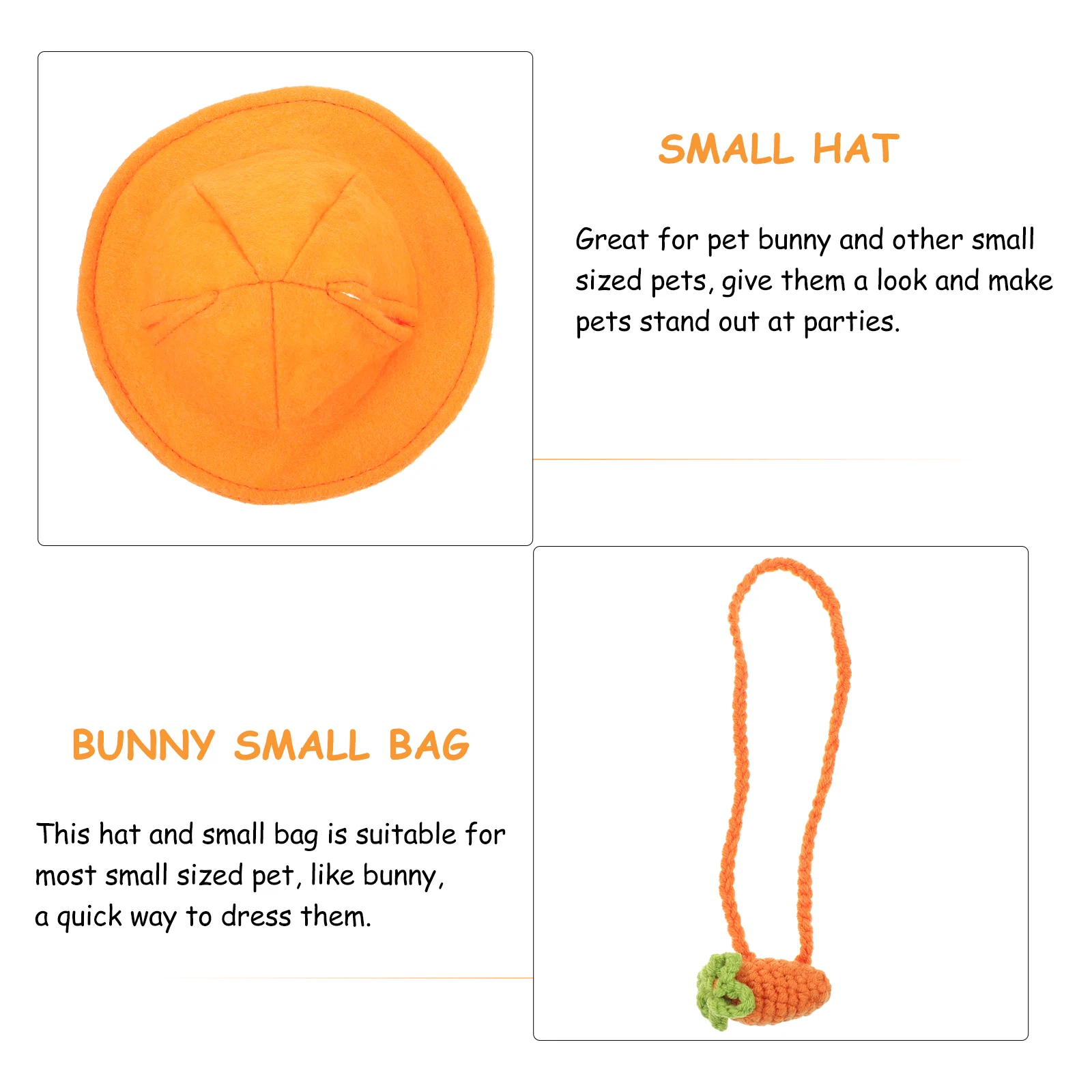 1Set Pet Rabbit Decoration Bright Colored Small Bunny Hat and Carrot Bag Lovely Chic Rabbit Party Headwear Bunny Hat
1Set Pet Rabbit Decoration Bright Colored Small Bunny Hat and Carrot Bag Lovely Chic Rabbit Party Headwear Bunny Hat