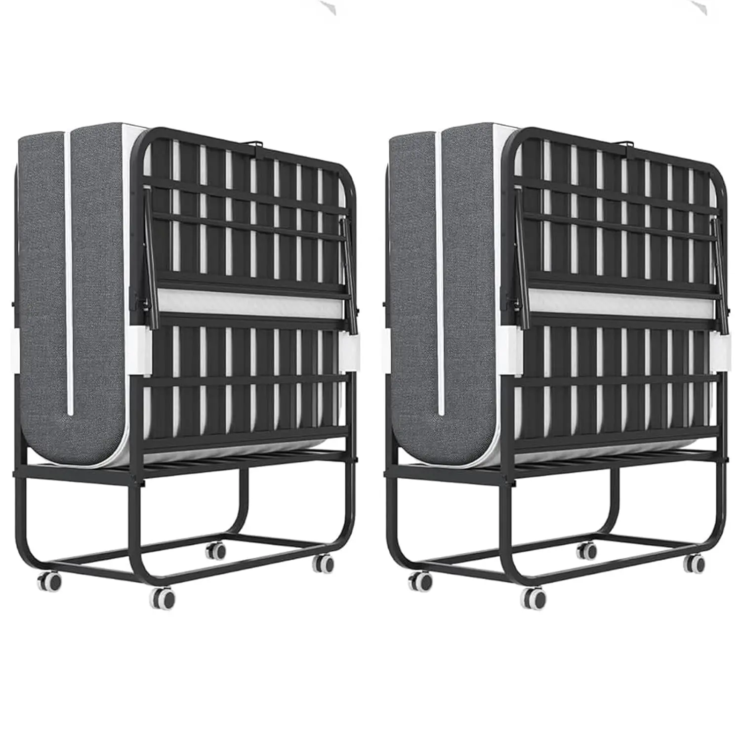 75"x38" Folding Guest Bed with 5" Memory Foam Mattress,Metal Frame,Wheels,Space Saving,2 Pack,Customized
75"x38" Folding Guest Bed with 5" Memory Foam Mattress,Metal Frame,Wheels,Space Saving,2 Pack,Customized