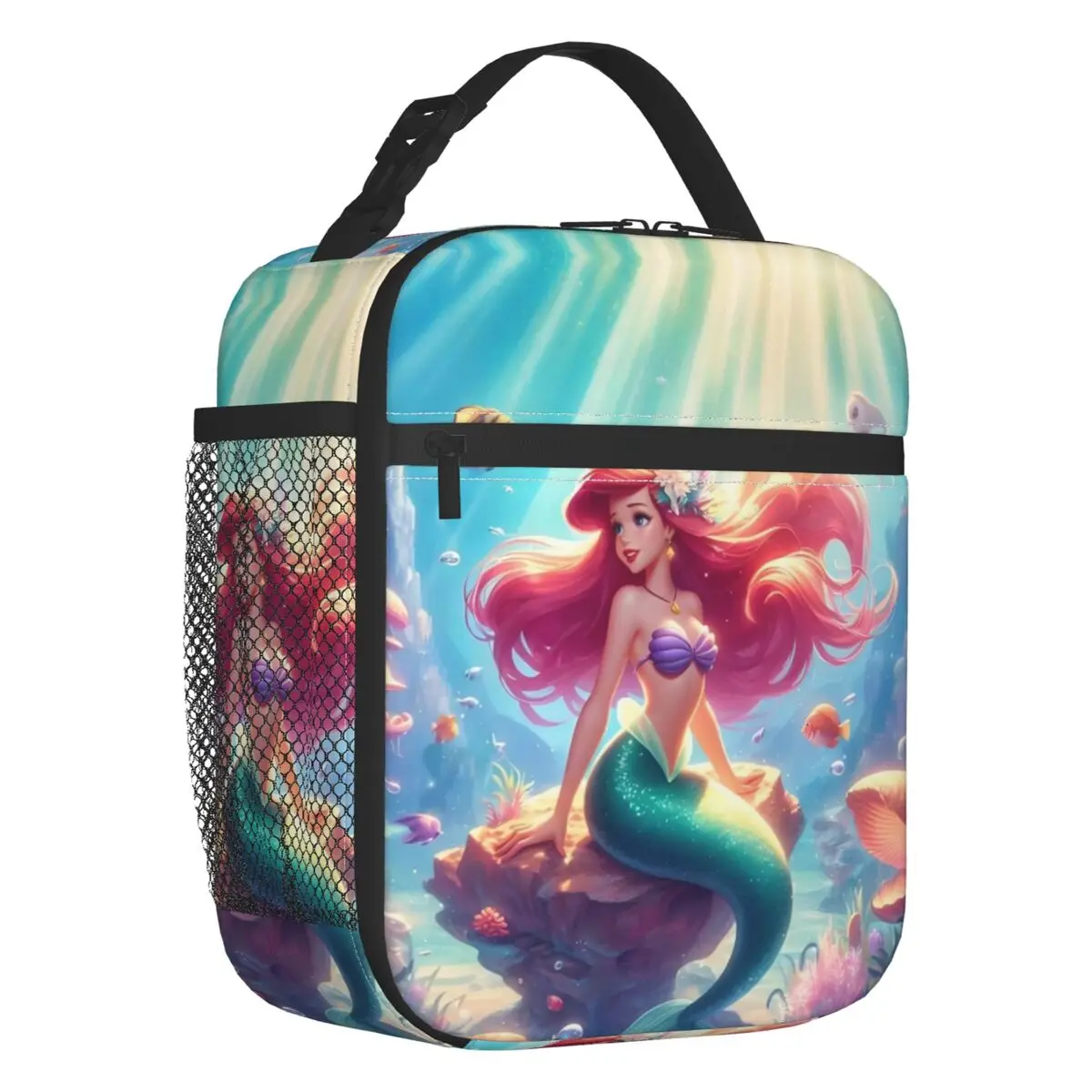 Custom The Little Mermaid Insulated Lunch Bag for School Office Classical Anime Leakproof Cooler Thermal Bento Box
Custom The Little Mermaid Insulated Lunch Bag for School Office Classical Anime Leakproof Cooler Thermal Bento Box