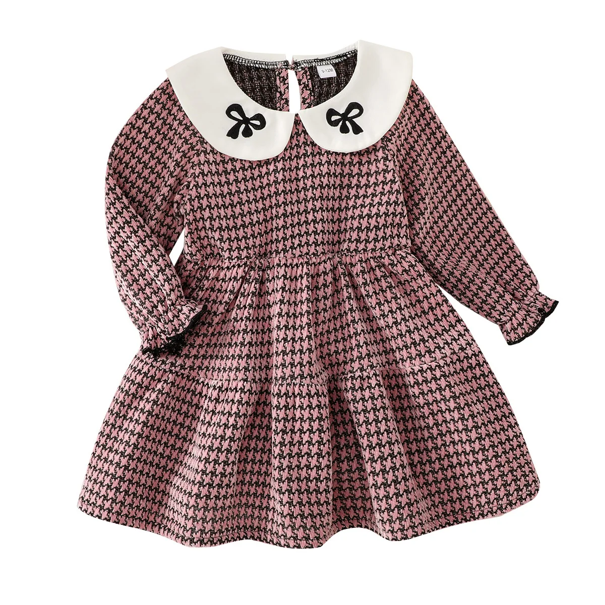 Платье с узором «гусиные лапки» для маленьких девочек, платье принцессы с воротником Питера Пэна и длинными рукавами
Платье с узором «гусиные лапки» для маленьких девочек, платье принцессы с воротником Питера Пэна и длинными рукавами