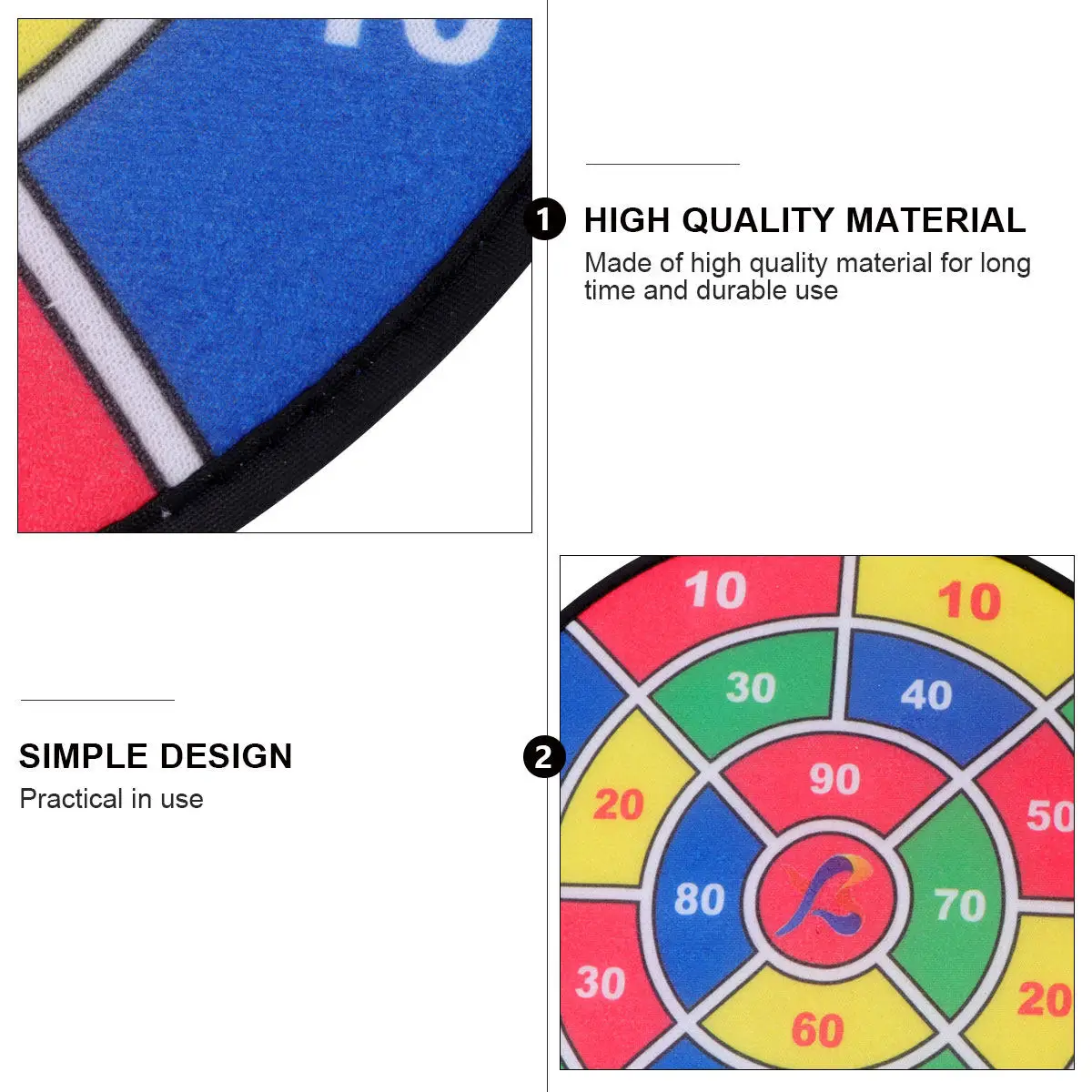1Set Cloth Safety Dart Board Set 30Cm with 6 Sticky Balls 6 Soft for Adults Hand Eye Coordination Throwing Game Party
1Set Cloth Safety Dart Board Set 30Cm with 6 Sticky Balls 6 Soft for Adults Hand Eye Coordination Throwing Game Party