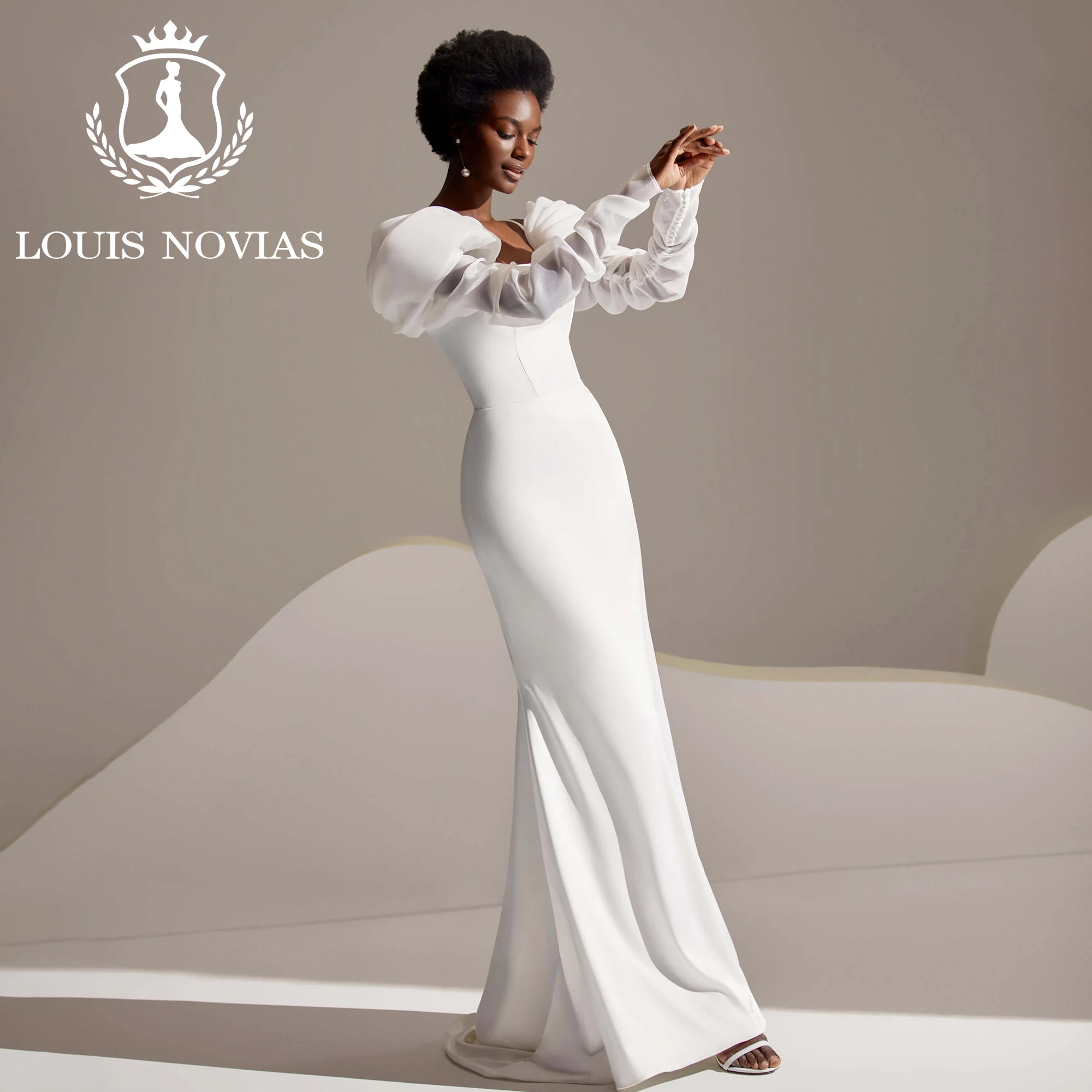 LOUIS NOVIAS Luxury New Arrives Strapless Backless Detachable Train Charming Wedding Gown Vestidos De Novia
LOUIS NOVIAS Luxury New Arrives Strapless Backless Detachable Train Charming Wedding Gown Vestidos De Novia