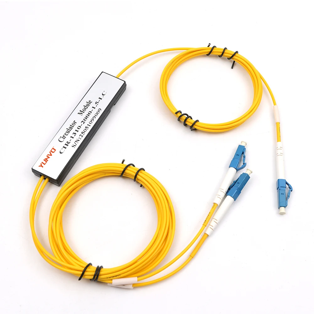 Fiber Optical Circulator Module LC 100G Dual Fiber to Single Fiber Converter