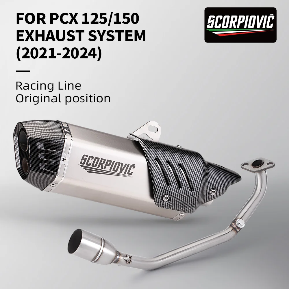 Slip On For PCX125 PCX150 PCX 125 PCX 150 2021-2024 Muffler Exhaust Escape Motorcycle Front Link Pipe With Sensor
Slip On For PCX125 PCX150 PCX 125 PCX 150 2021-2024 Muffler Exhaust Escape Motorcycle Front Link Pipe With Sensor