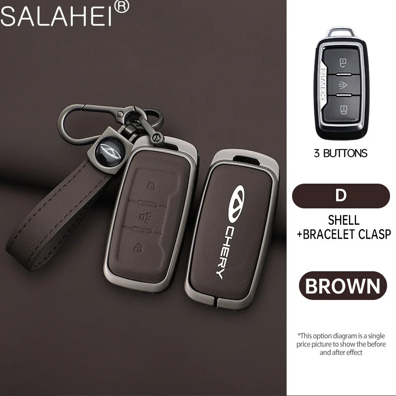 Leather Car Key Case Cover Shell Holder Fob For Chery Tiggo 3 4 5txs Tiggo 7 8 5X Arrizo 5 2019 2020 2021 Keychain Accessory
Leather Car Key Case Cover Shell Holder Fob For Chery Tiggo 3 4 5txs Tiggo 7 8 5X Arrizo 5 2019 2020 2021 Keychain Accessory