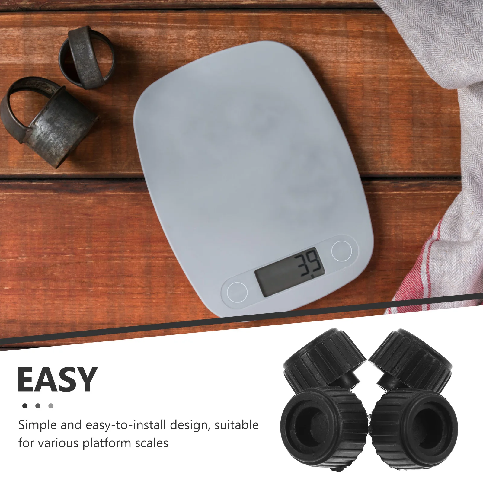 4pcs Electronic Scale Accessories Design Platform Scale Feet Replacement Parts 30kg Capacity Kitchen Bar
4pcs Electronic Scale Accessories Design Platform Scale Feet Replacement Parts 30kg Capacity Kitchen Bar