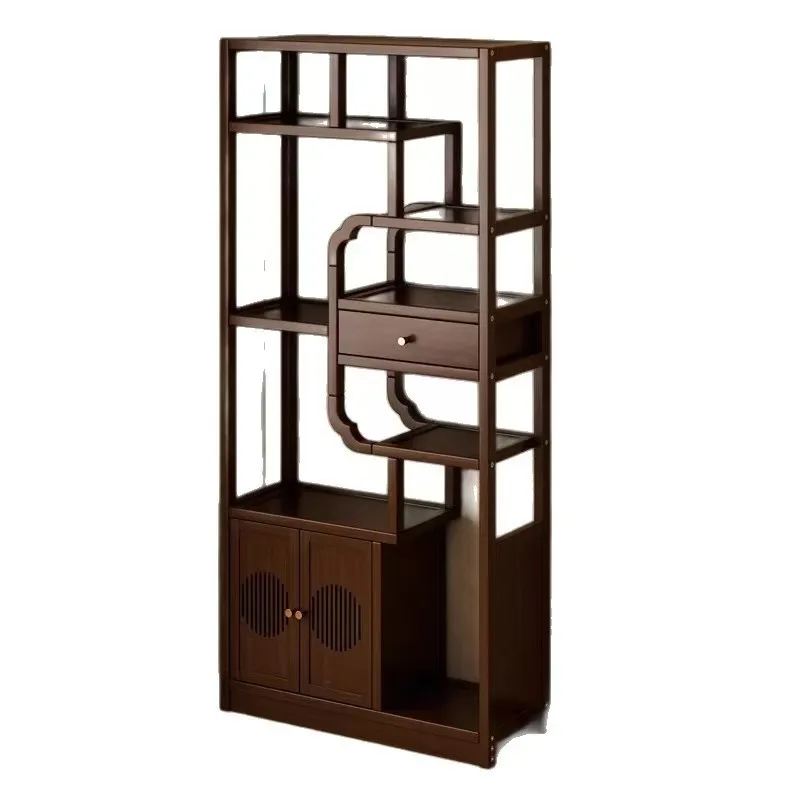 LTT New Chinese Shelf Antique Living Room Ornament Bookshelf Multifunctional Floor Display Shelf
LTT New Chinese Shelf Antique Living Room Ornament Bookshelf Multifunctional Floor Display Shelf