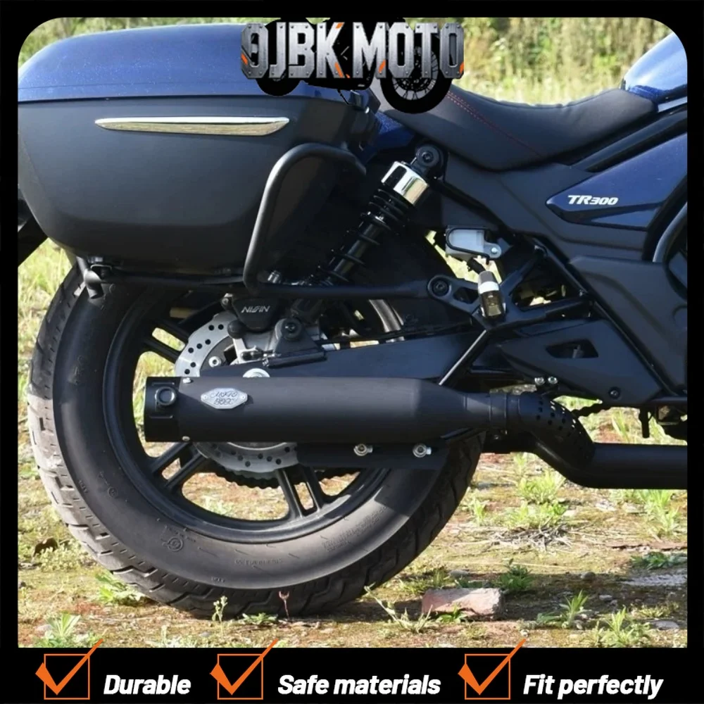 【Perfect fit】For HAOJUE TR300 Valve Exhaust Pipe Right Side Single Outlet Stainless Steel Sound Deep and Resonant Direct Mount
【Perfect fit】For HAOJUE TR300 Valve Exhaust Pipe Right Side Single Outlet Stainless Steel Sound Deep and Resonant Direct Mount