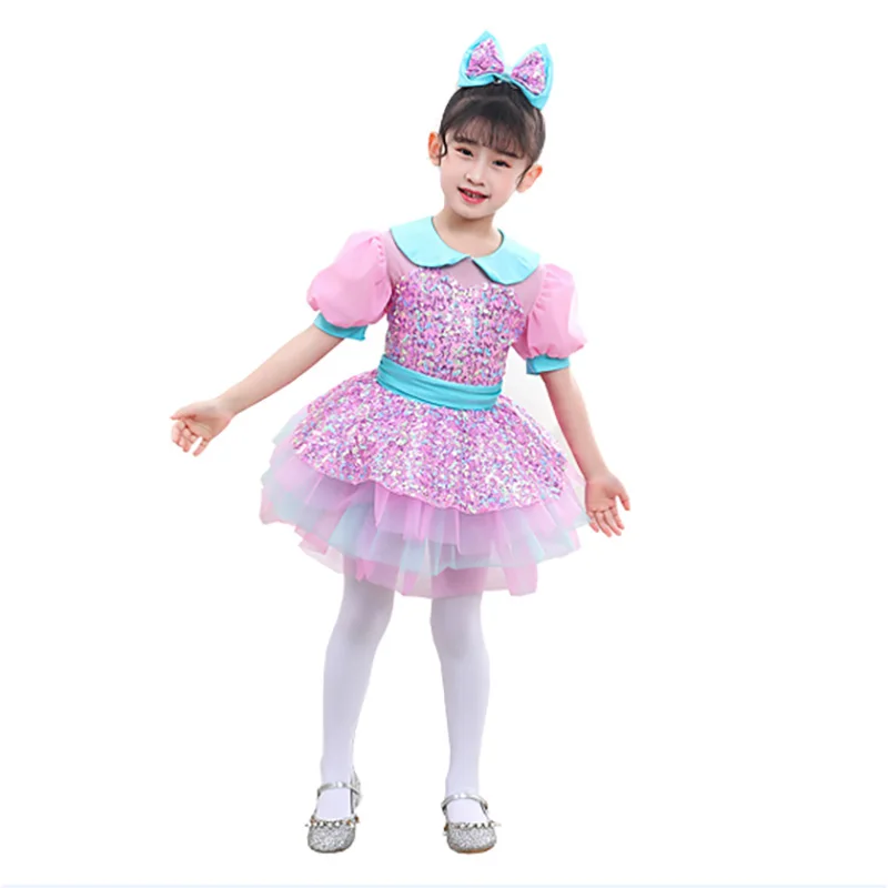 New fluffy ballet dress performance suit girl sequin dance performance stage suit princess costumes tutu dance suit
New fluffy ballet dress performance suit girl sequin dance performance stage suit princess costumes tutu dance suit