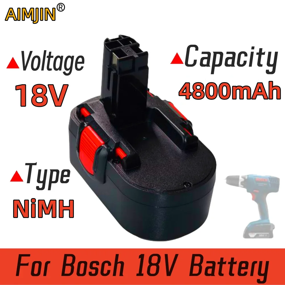 18V 4.8Ah replaceable battery, suitable for Bosch cordless tool BAT025 BAT026 BAT160 2607335277 2607335535 2607335735 PSR 18
18V 4.8Ah replaceable battery, suitable for Bosch cordless tool BAT025 BAT026 BAT160 2607335277 2607335535 2607335735 PSR 18