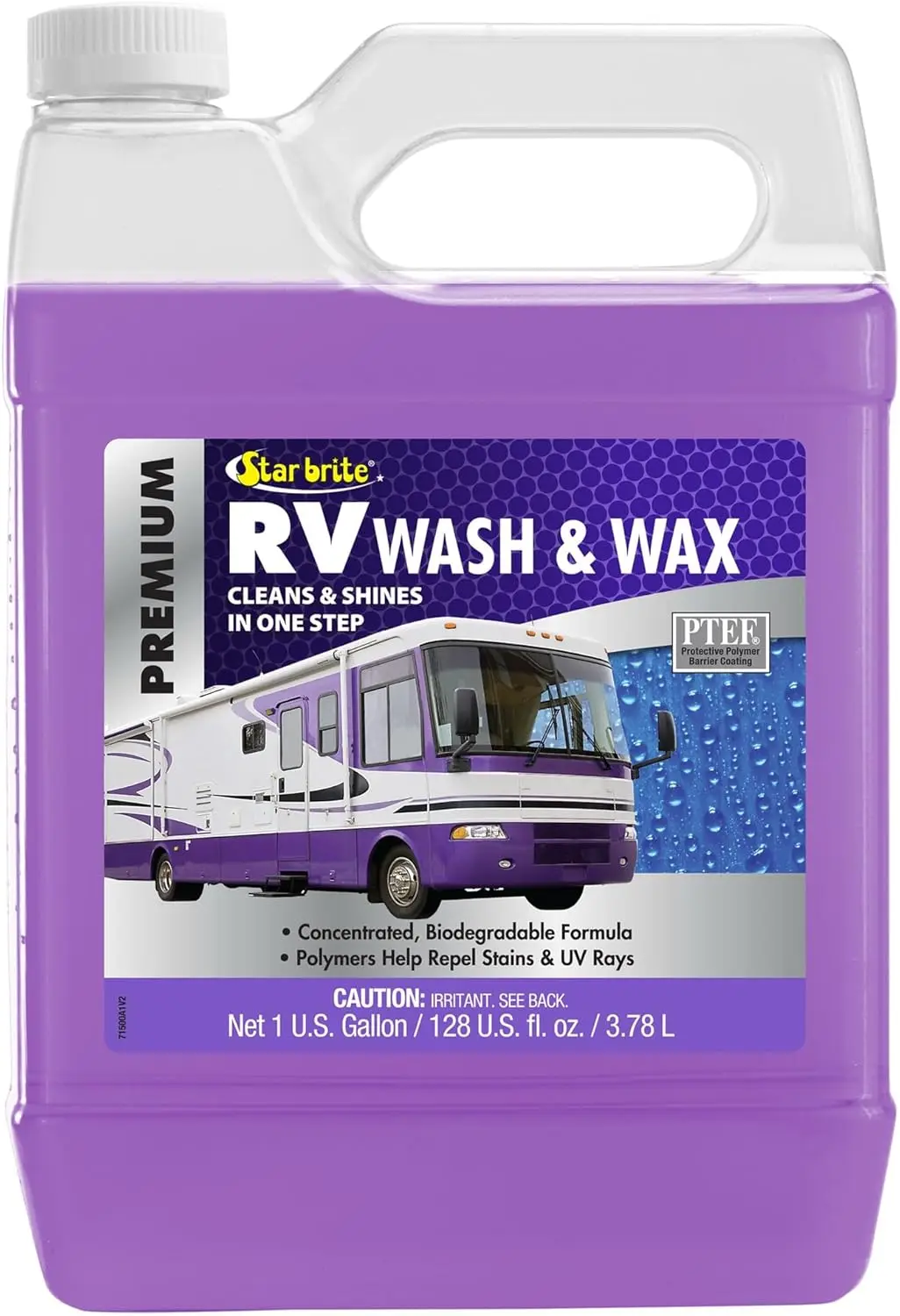 Concentrated RV Cleaner & Wax - Cleans, Shines, Repels Stains & Protects from UV in One Step, 128 Oz
Concentrated RV Cleaner & Wax - Cleans, Shines, Repels Stains & Protects from UV in One Step, 128 Oz