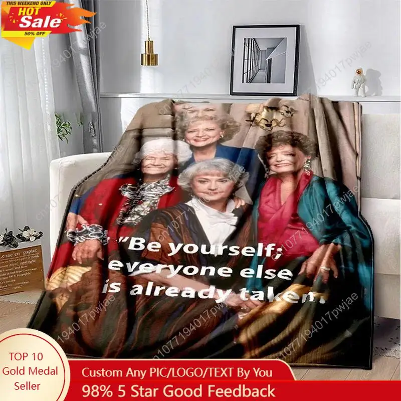 Classic Tv Throw Blanket Golden Girls Friend ship Flannel Lightweight Plush Fuzzy Cozy Soft Blankets and Throws Custom Blankets
Classic Tv Throw Blanket Golden Girls Friend ship Flannel Lightweight Plush Fuzzy Cozy Soft Blankets and Throws Custom Blankets