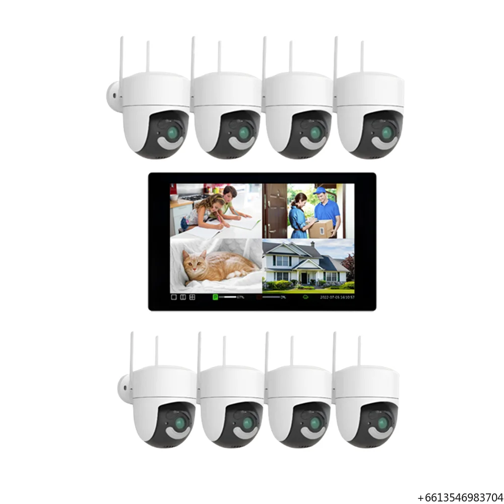 Newest Touch Screen 10.1inch 8 Channels 3MP CCTV Camera System PTZ Wifi Cameras for Home Security System
Newest Touch Screen 10.1inch 8 Channels 3MP CCTV Camera System PTZ Wifi Cameras for Home Security System
