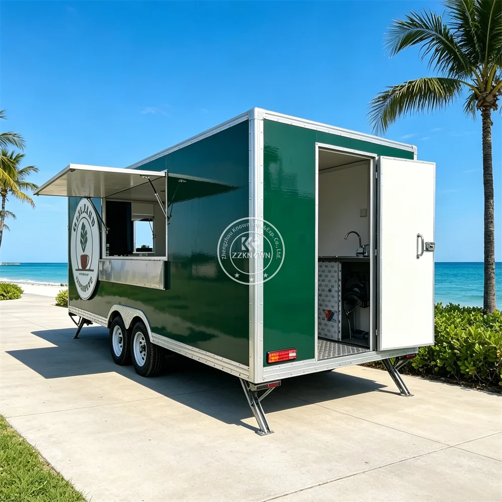 Portable Food Trailer Professional Coffee Ice Cream Catering Truck Mobile Stainless Steel Catering Food Truck Fully Equipped
Portable Food Trailer Professional Coffee Ice Cream Catering Truck Mobile Stainless Steel Catering Food Truck Fully Equipped