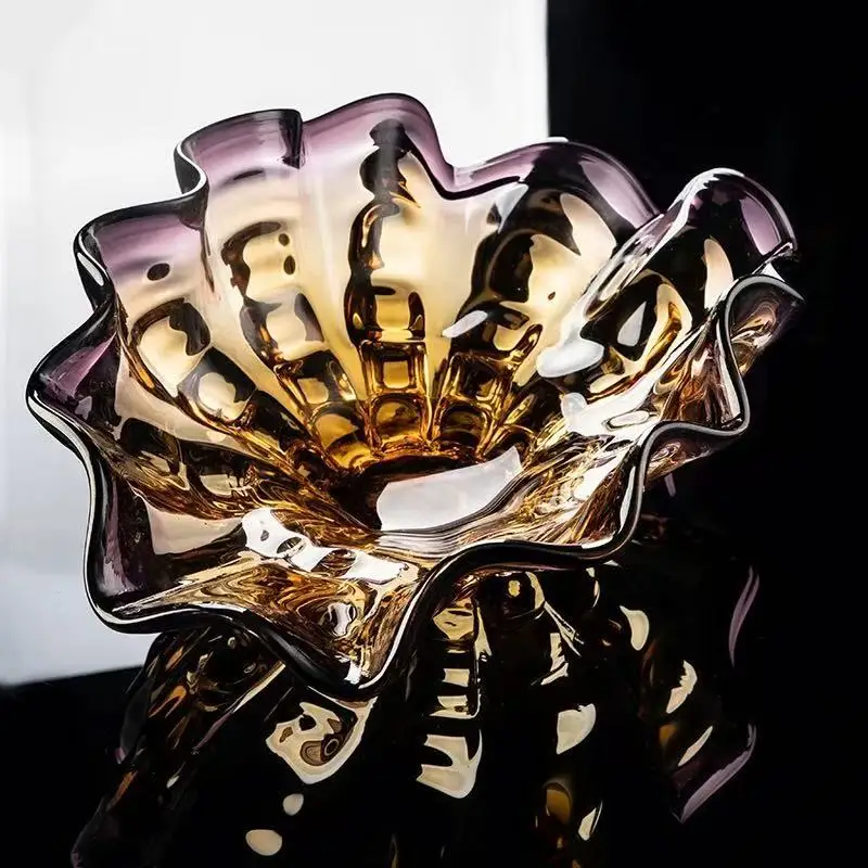 Creative ornament glazed fruit plate soft decoration living room decorative fruit plate crystal glass fruit basin plate model ro
Creative ornament glazed fruit plate soft decoration living room decorative fruit plate crystal glass fruit basin plate model ro