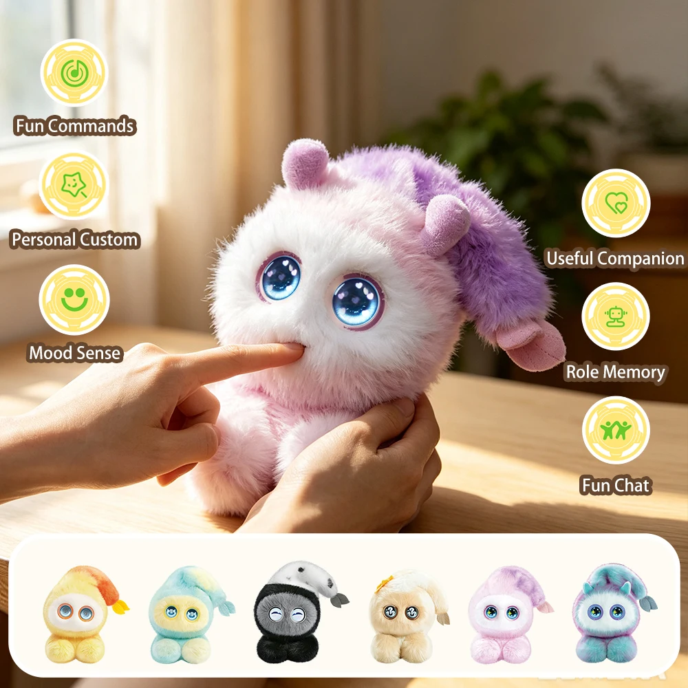 AI-Powered Talking Doll Electronic Pet Smart Robot Doubao Emotional Companion Mushroom Elf Toy Gift
AI-Powered Talking Doll Electronic Pet Smart Robot Doubao Emotional Companion Mushroom Elf Toy Gift
