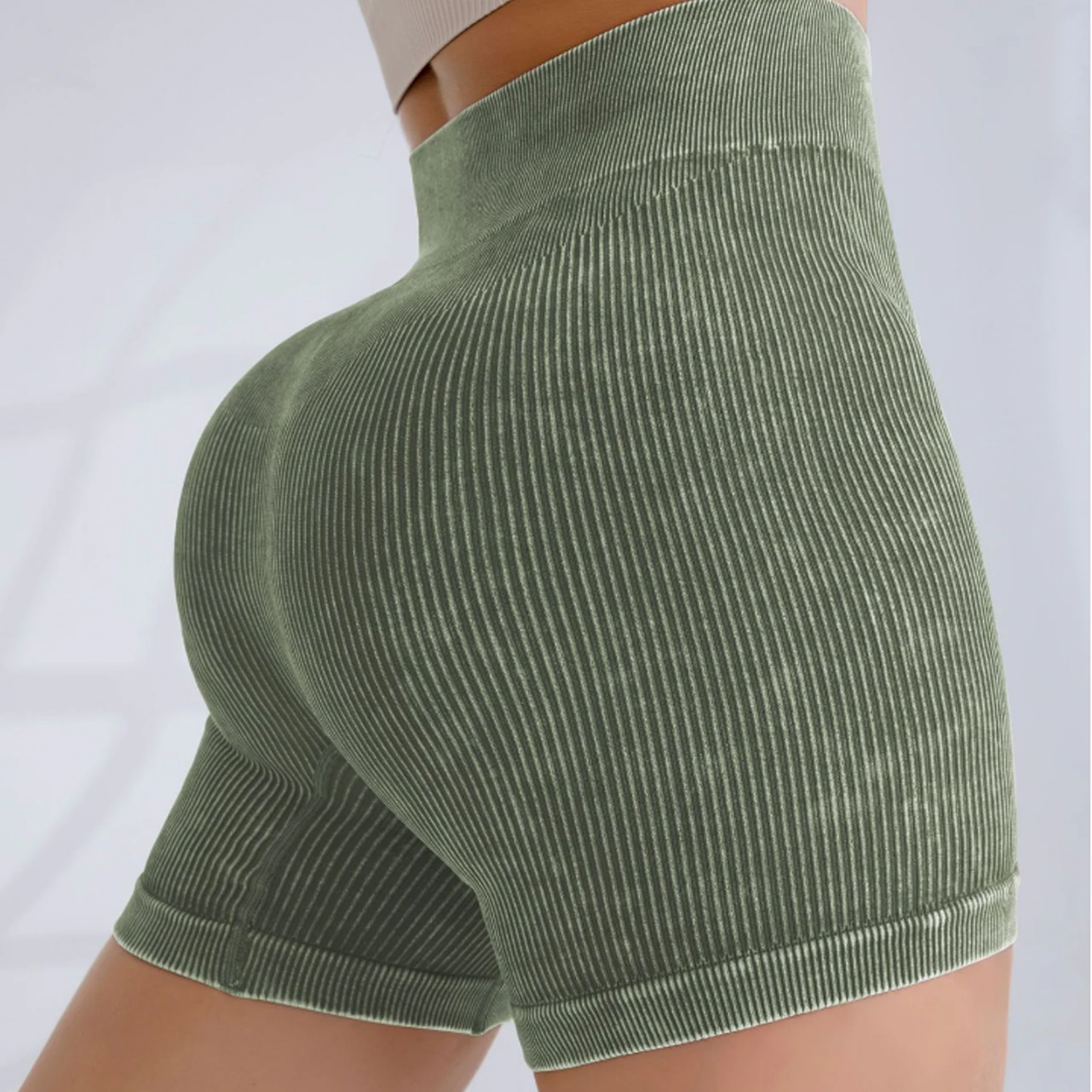 New Women Striped Shorts High Waist Knitted Elastic Biker Casual Sports Short Pants Yoga Fitness Workout Training Tights
New Women Striped Shorts High Waist Knitted Elastic Biker Casual Sports Short Pants Yoga Fitness Workout Training Tights