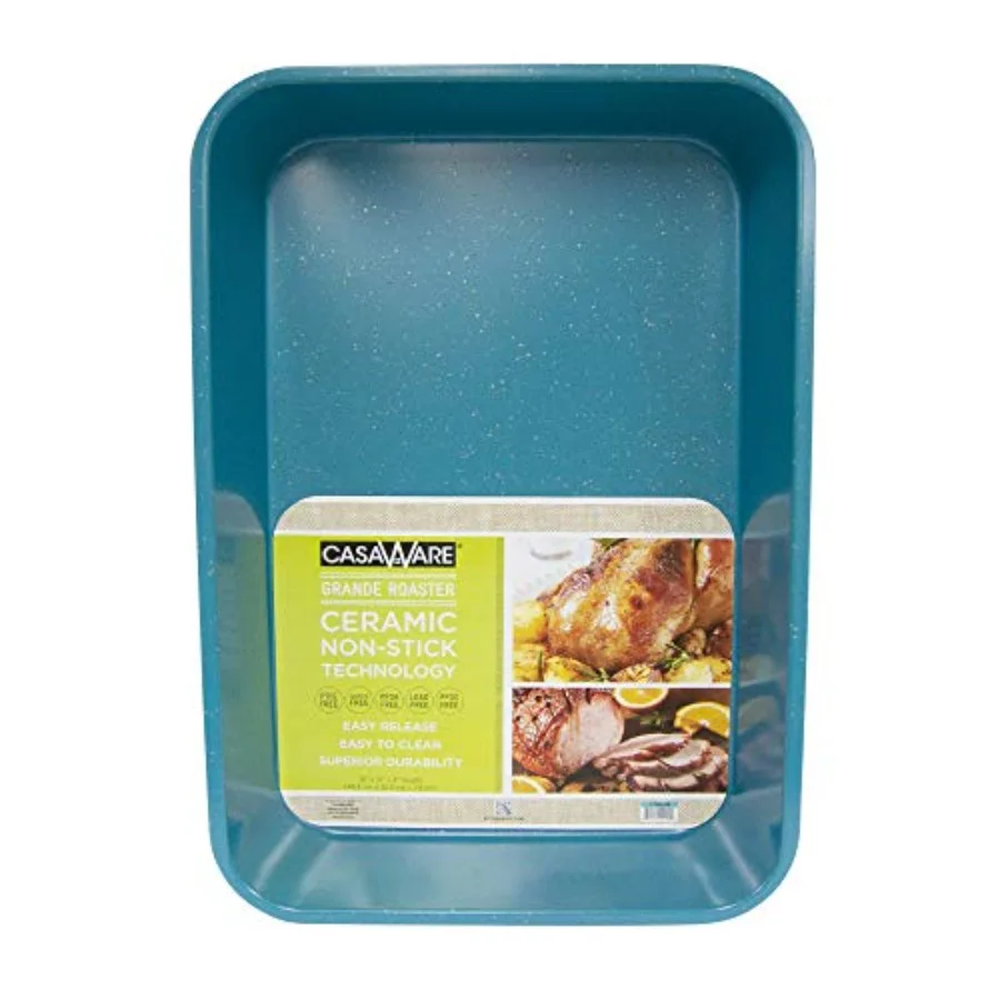 Grande Lasagna/Roaster Pan 18 x 12 x 3-Inch - Extra Large, Ceramic Coated NonStick
Grande Lasagna/Roaster Pan 18 x 12 x 3-Inch - Extra Large, Ceramic Coated NonStick