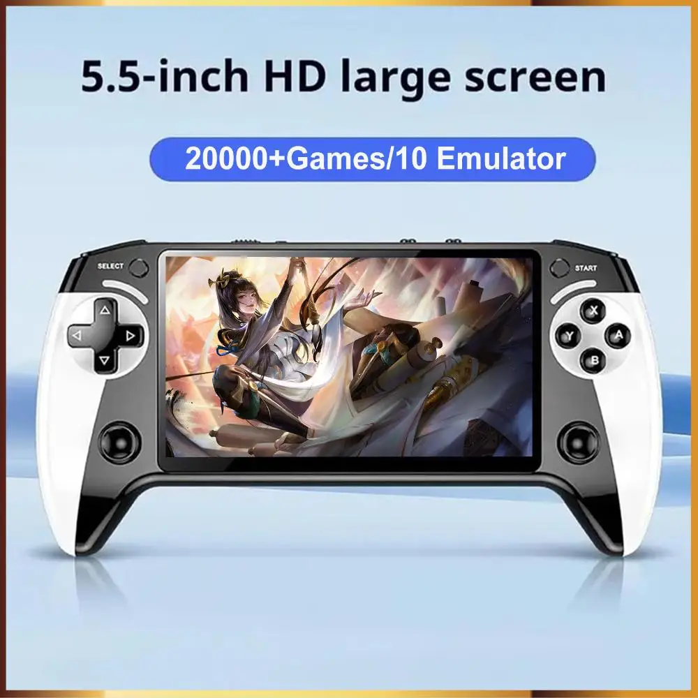Handheld Game Console 5.5 Inch Screen Retro Gaming Console with 20000+ Games Game Player for Kids & Adults
Handheld Game Console 5.5 Inch Screen Retro Gaming Console with 20000+ Games Game Player for Kids & Adults