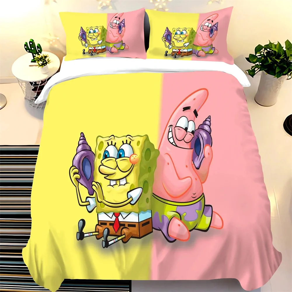 Милые 3d комплекты постельного белья с изображением Губки Бобса, пододеяльник с принтом, пододеяльник, наволочка, комплект постельного белья, полный размер Queen King Size
Милые 3d комплекты постельного белья с изображением Губки Бобса, пододеяльник с принтом, пододеяльник, наволочка, комплект постельного белья, полный размер Queen King Size
