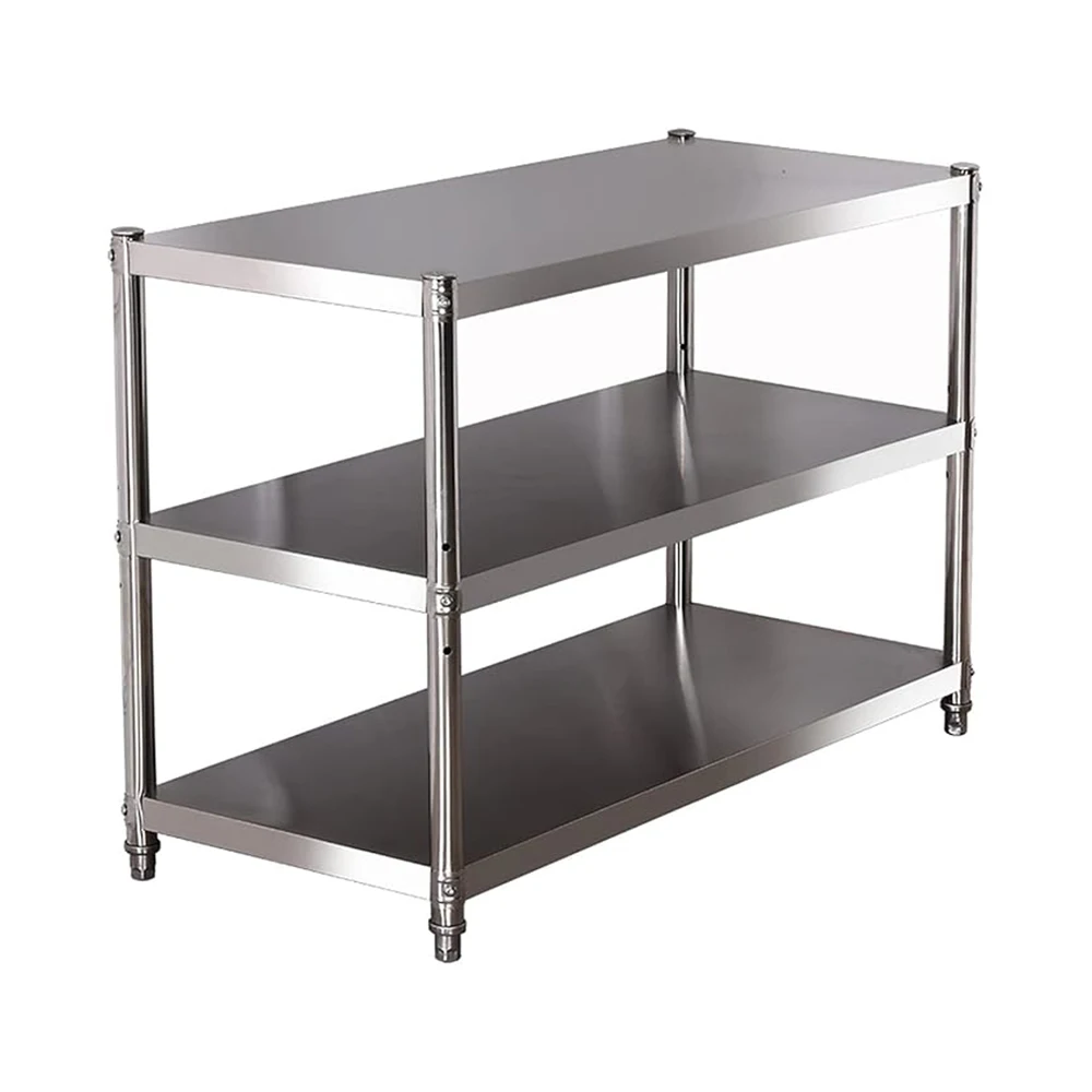 Stainless Steel Shelf, Kitchen Storage Rack, 3-Tier Shelving Units and Storage, Standing Shelving Work Table for Kitchen Garage
Stainless Steel Shelf, Kitchen Storage Rack, 3-Tier Shelving Units and Storage, Standing Shelving Work Table for Kitchen Garage