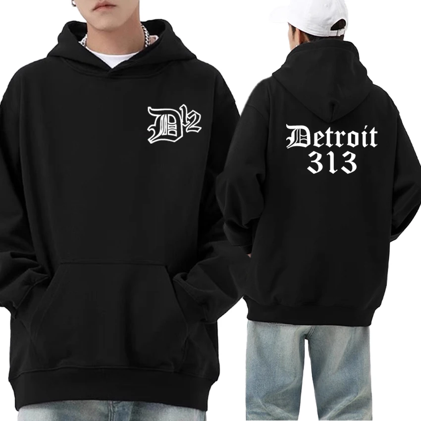 D12 Band Rapper Eminem Hoodie Detroit Michigan 313 Double Sided Print Sweatshirt Men Women Fleece Autumn Winter Pullover Unisex
D12 Band Rapper Eminem Hoodie Detroit Michigan 313 Double Sided Print Sweatshirt Men Women Fleece Autumn Winter Pullover Unisex