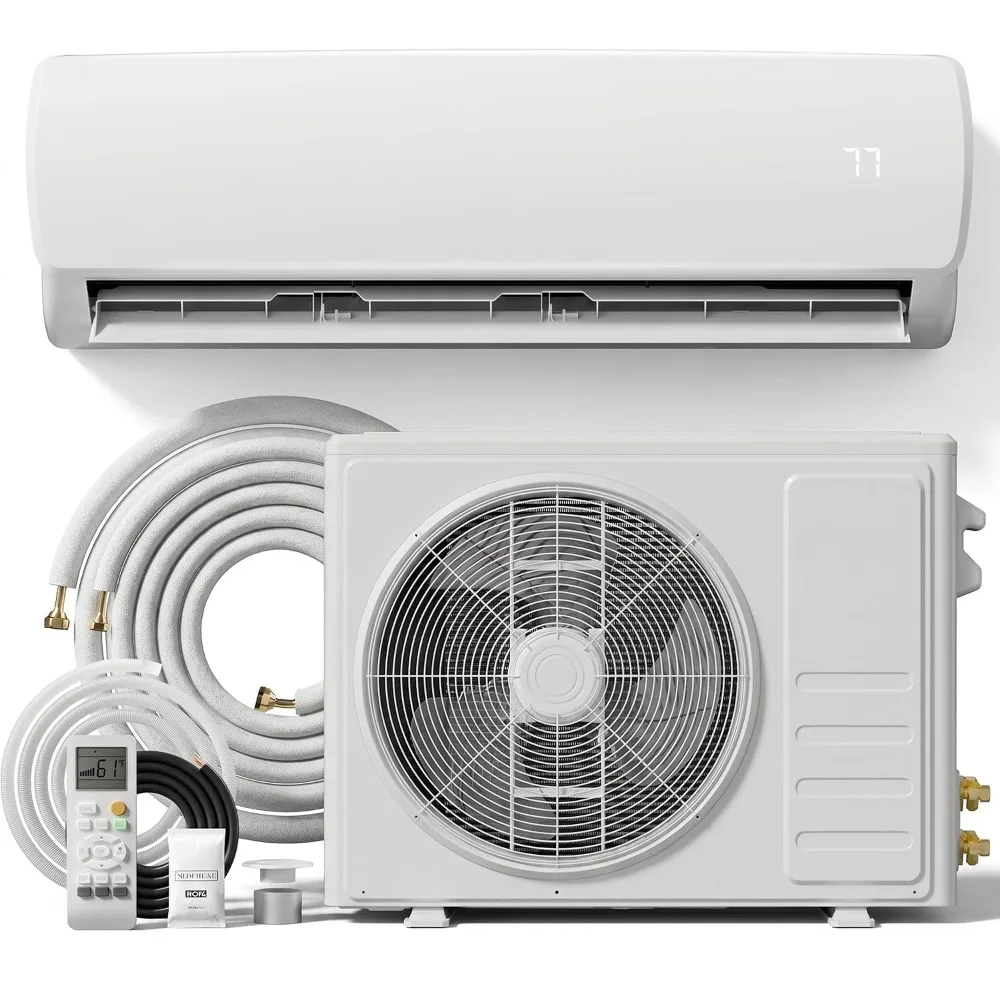 18000BTU Mini Split AC & Heat System 19 SEER2 Efficient Air Conditioner with Heat Pump 230V Cools to 1250sq.ft Ductless, Custom
18000BTU Mini Split AC & Heat System 19 SEER2 Efficient Air Conditioner with Heat Pump 230V Cools to 1250sq.ft Ductless, Custom