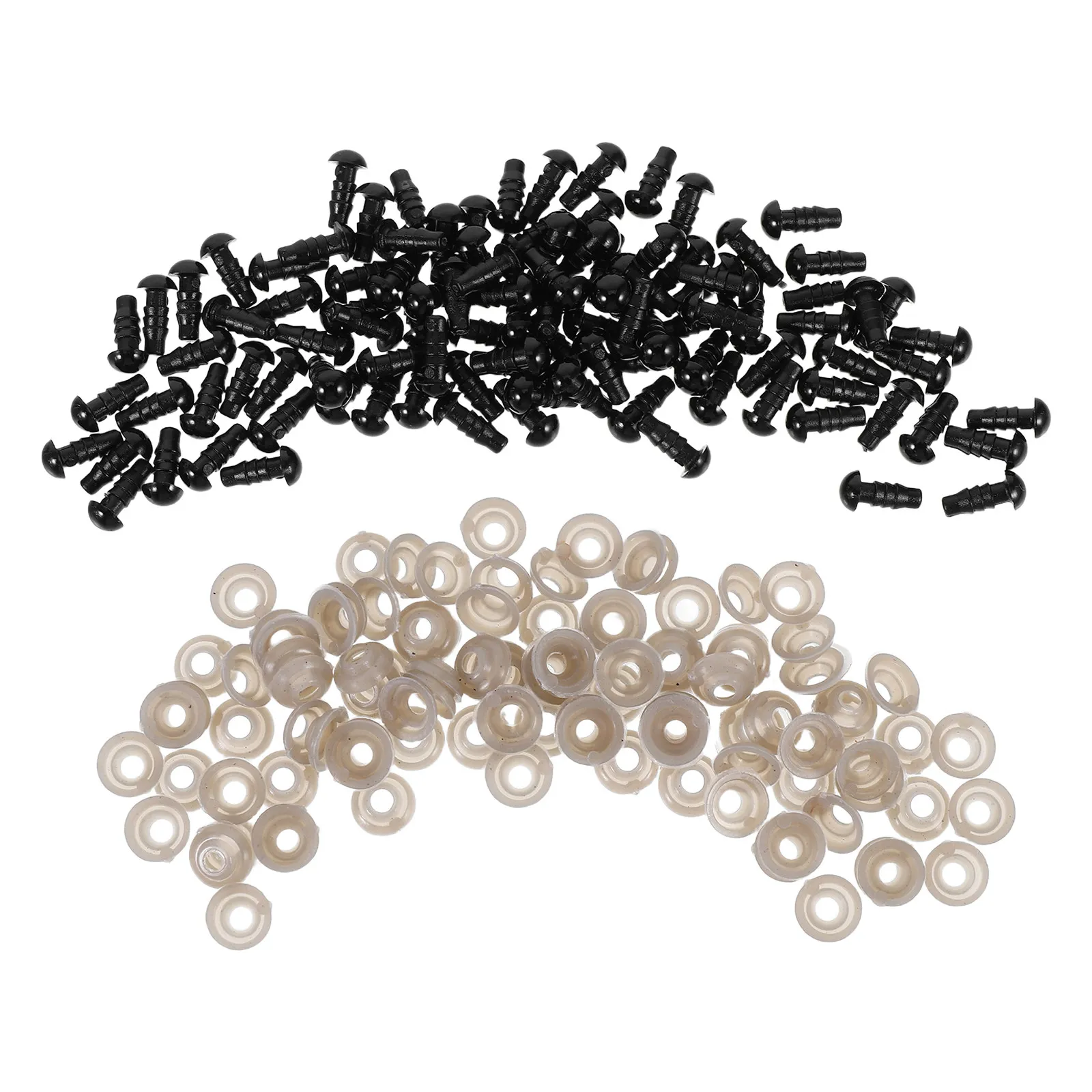600Pcs Black Craft Safety Eyes Plastic 6mm for Stuffed Animals Crochet Sewing Making Supplies Fake Eyeball Fake Eye Balls
600Pcs Black Craft Safety Eyes Plastic 6mm for Stuffed Animals Crochet Sewing Making Supplies Fake Eyeball Fake Eye Balls
