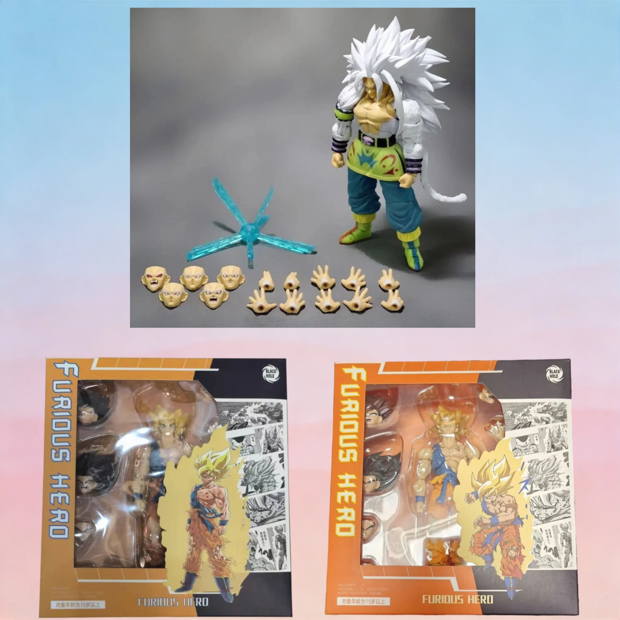 Stock Black Hole Dragon Ball SHF Angry Hero Awakening Goku Super Five White Hair Goku 1/12 Action Figure Model Collection Gift
Stock Black Hole Dragon Ball SHF Angry Hero Awakening Goku Super Five White Hair Goku 1/12 Action Figure Model Collection Gift