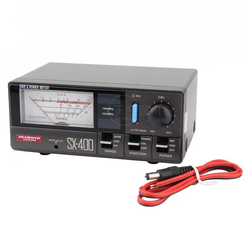 SX-400 SWR UV Dual Band Standing Wave Meter DC13.8V 140-525MHz SWR and Power Meter
SX-400 SWR UV Dual Band Standing Wave Meter DC13.8V 140-525MHz SWR and Power Meter