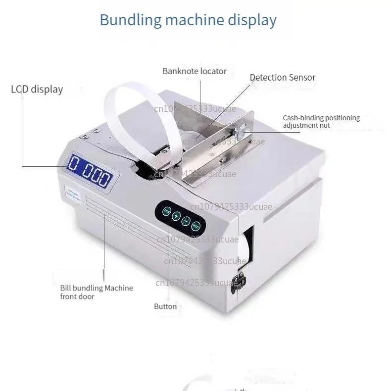 220V/110V Hot Melt Paper Belt Binding Machine Banknote Tying machine Intelligent Induction Strapping machine
220V/110V Hot Melt Paper Belt Binding Machine Banknote Tying machine Intelligent Induction Strapping machine