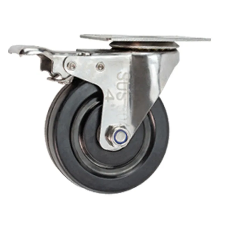 4pcs 5inch medium304 stainless steel ESD Anti_static/conductive caster mute no rust silent wheel swivel brake Industrial casters
4pcs 5inch medium304 stainless steel ESD Anti_static/conductive caster mute no rust silent wheel swivel brake Industrial casters