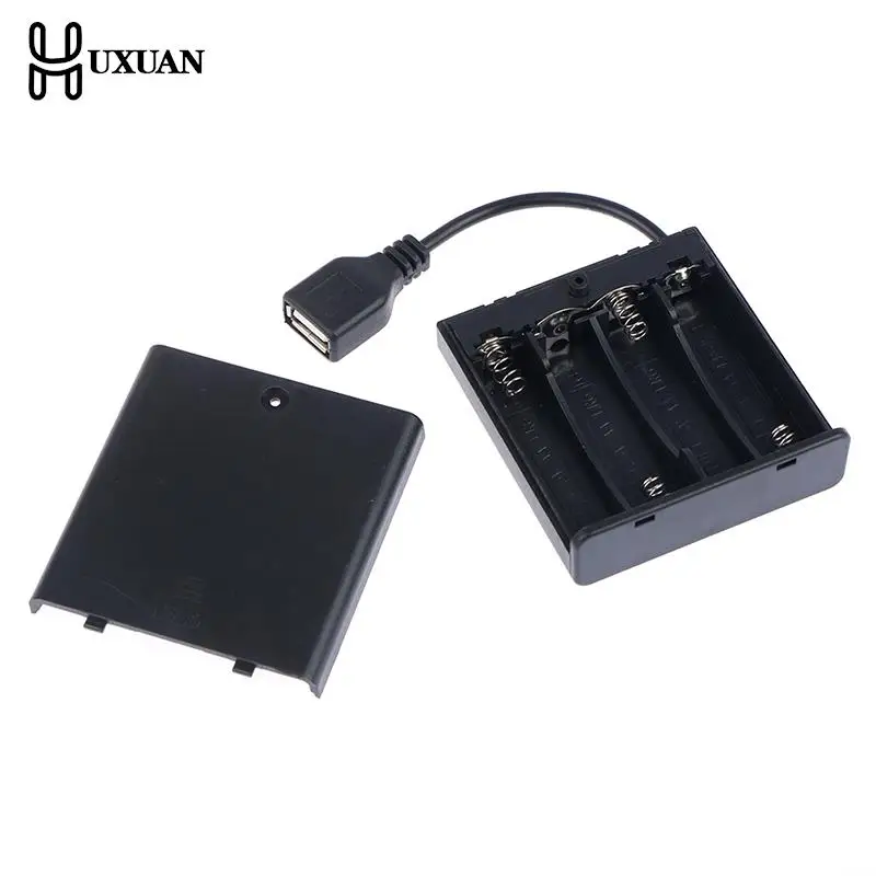 4 X AA USB Battery Box For 5V LED Strip Lights USB Mini Power Supply
4 X AA USB Battery Box For 5V LED Strip Lights USB Mini Power Supply