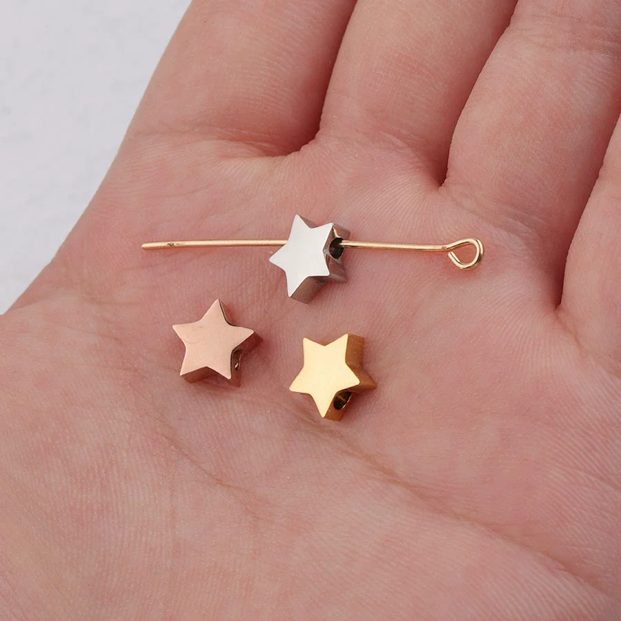 Stainless Steel Star Bead Charm For Necklace Bracelet Gold/Silver Color Metal Pentagram/Hexagram Bead Mirror Polished 50pcs
Stainless Steel Star Bead Charm For Necklace Bracelet Gold/Silver Color Metal Pentagram/Hexagram Bead Mirror Polished 50pcs