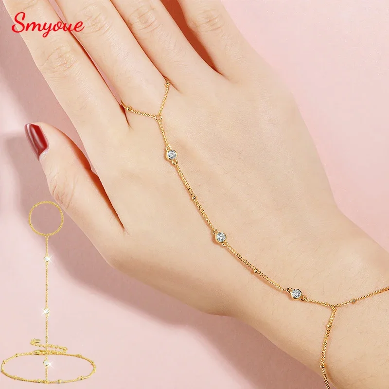 Smyoue 0.3CTTW 15-21cm Adjustable Moissanite Bracelet for Women Classic Sparkling Chain 100% S925 Sterling Silver Lab Diamond
Smyoue 0.3CTTW 15-21cm Adjustable Moissanite Bracelet for Women Classic Sparkling Chain 100% S925 Sterling Silver Lab Diamond