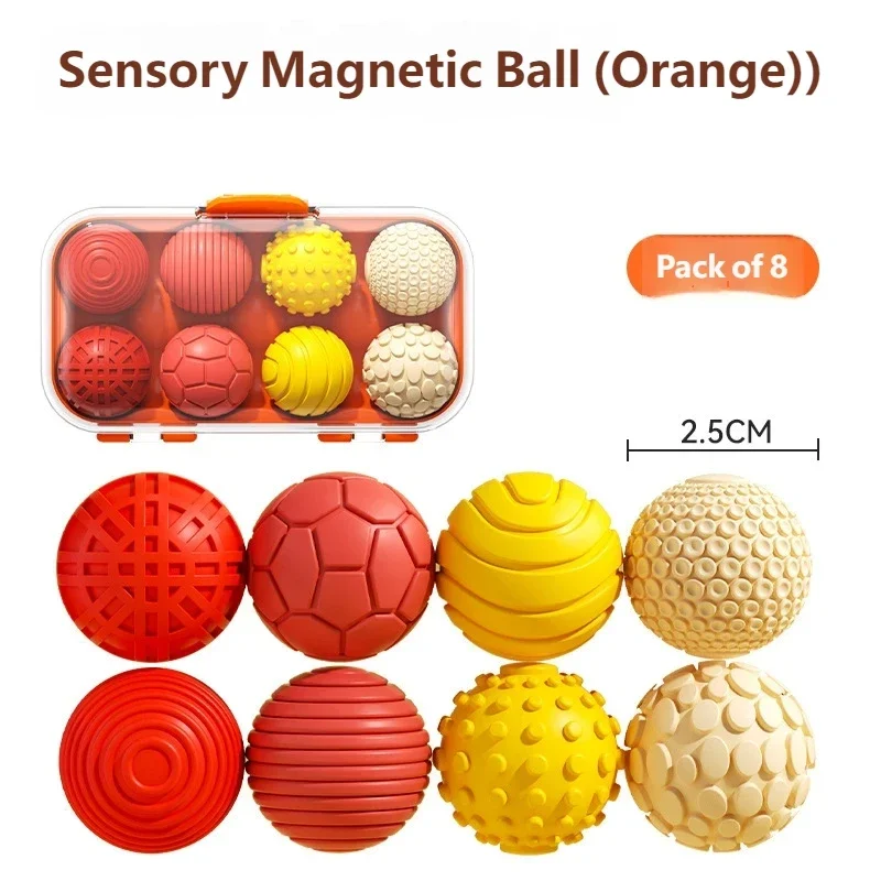 Silicone Magnetic Sensory Balls Fidget Toy Kid Adults Anxiety Relief Stress Sensory Toys Textures Decompression Magnetic Ball
Silicone Magnetic Sensory Balls Fidget Toy Kid Adults Anxiety Relief Stress Sensory Toys Textures Decompression Magnetic Ball