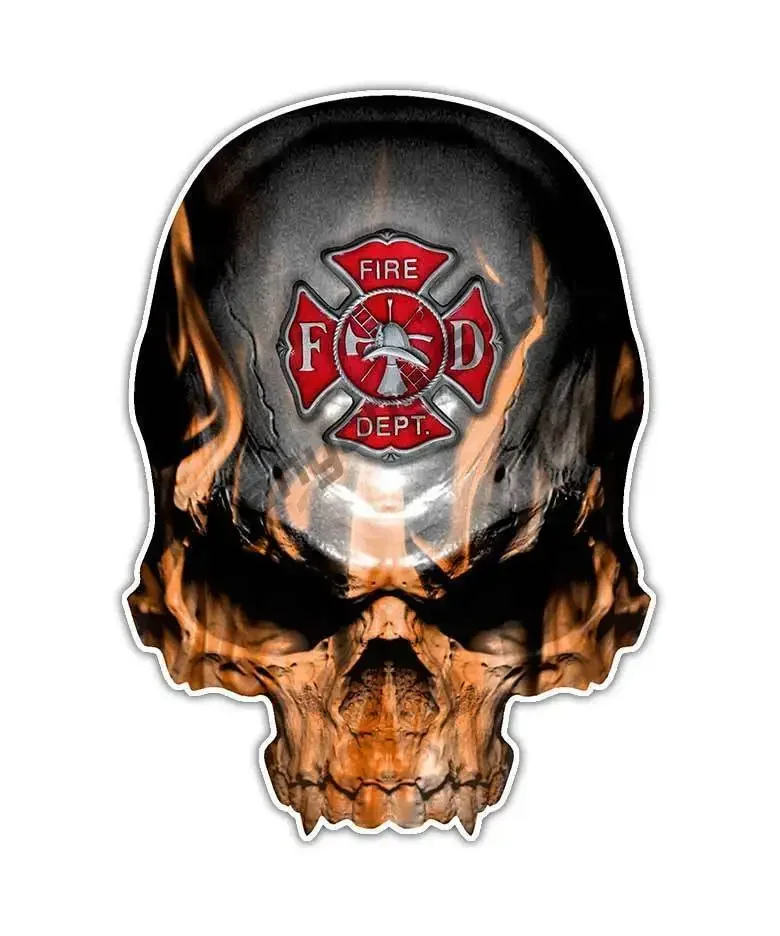 Firefighter Skull Decal Maltese Cross Sticker Fire Department Graphic Rear Windshield Motorcycle Helmet Sticker Suv Decoration
Firefighter Skull Decal Maltese Cross Sticker Fire Department Graphic Rear Windshield Motorcycle Helmet Sticker Suv Decoration