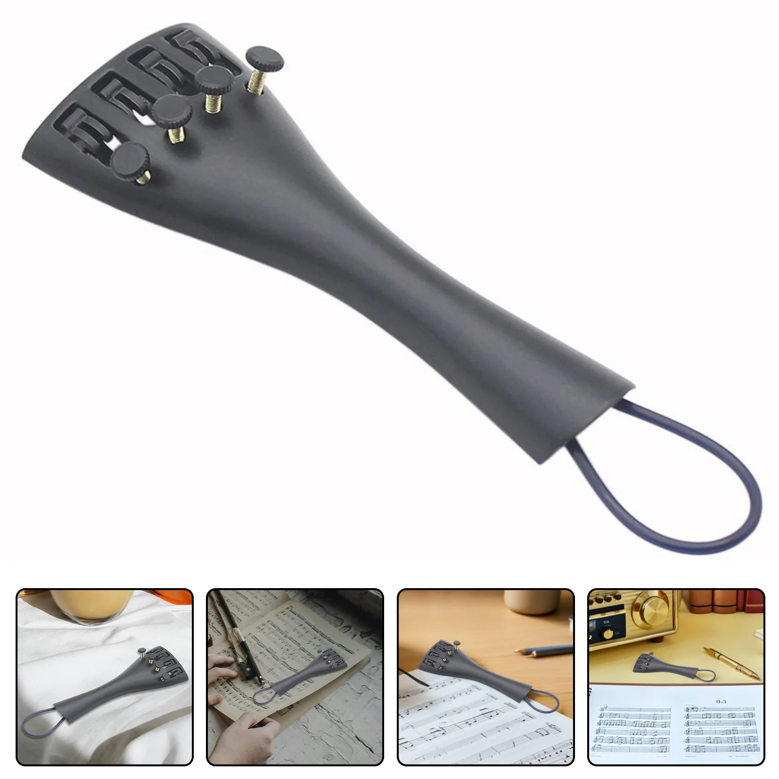 Violin Tailpiece Aluminum Alloy Violin Finetuner Replacement Tailpiece Repair Part Instrument Accessory Durable
Violin Tailpiece Aluminum Alloy Violin Finetuner Replacement Tailpiece Repair Part Instrument Accessory Durable