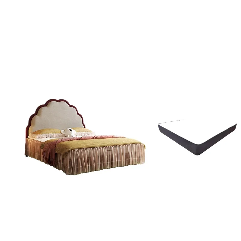 All solid wood children's bed girl, retro style, storage single bed
All solid wood children's bed girl, retro style, storage single bed