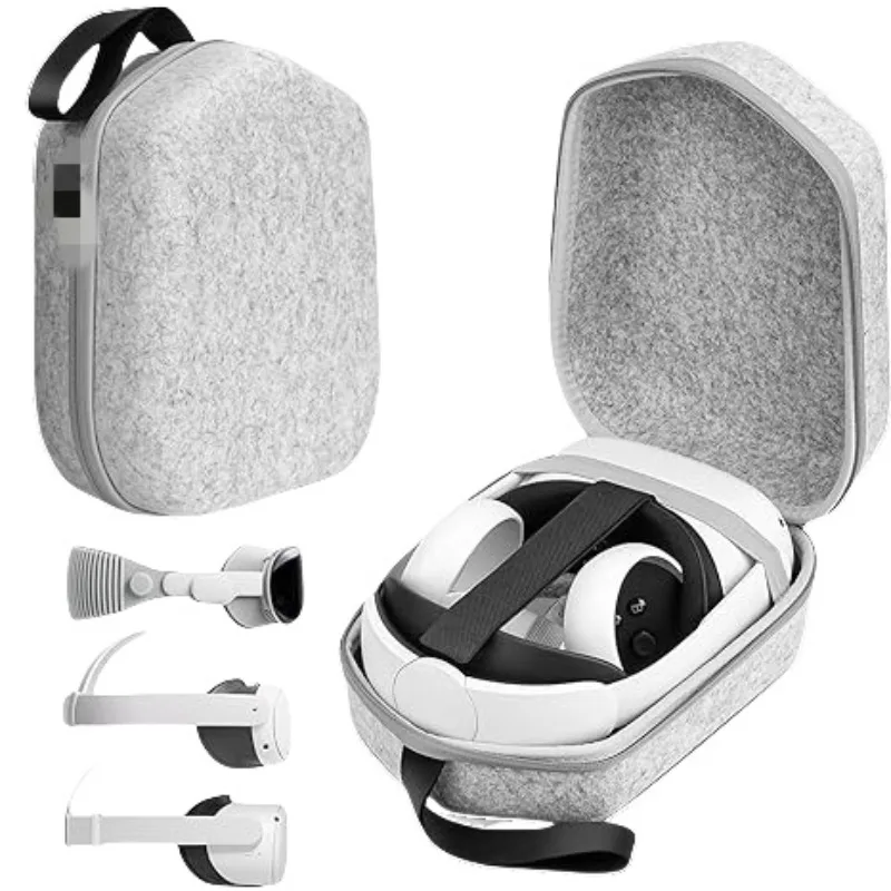 Suitable for Quest 2 Quest 3 Vision Pro All-in-one Storage Bag VR Glasses Portable Storage Bag.
Suitable for Quest 2 Quest 3 Vision Pro All-in-one Storage Bag VR Glasses Portable Storage Bag.