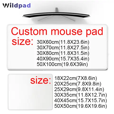 Benutzerdefinierte Mauspad Druck Diy große Spielmatte Gaming individuelle Matte XXL Größe Gamer Büro Mousepad OEM Logo Bulk Rabatte Schreibtisch Matte
