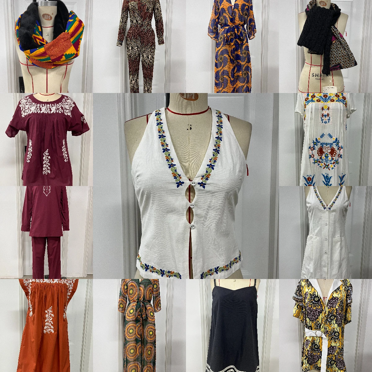 Образец африканской одежды Распродажа на складе Красочные женские топы и платья с принтом африканского батика
Образец африканской одежды Распродажа на складе Красочные женские топы и платья с принтом африканского батика